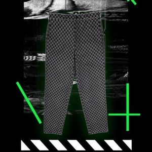 Bravest Studios Jacquard Bones GG Monogram Work Pants (Noir)